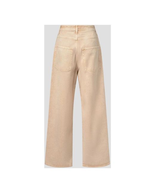Wide Trousers Khrisjoy de color Natural