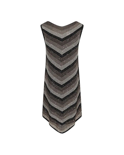 D.exterior Gray Short Dresses
