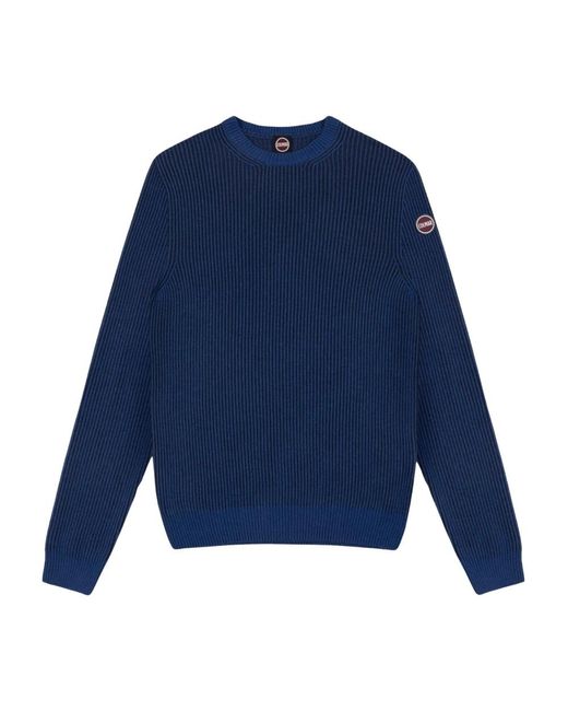 Colmar Blue Round-Neck Knitwear for men
