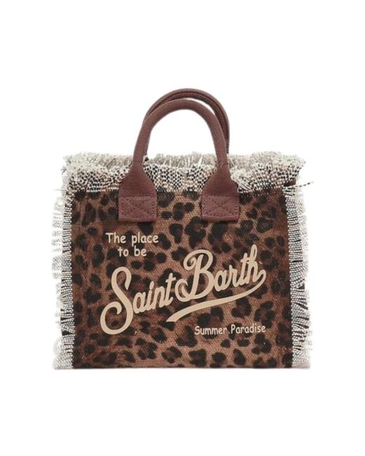Mc2 Saint Barth Brown Shopping Bags