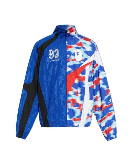 A Bathing Ape Men's Blue Light Jackets