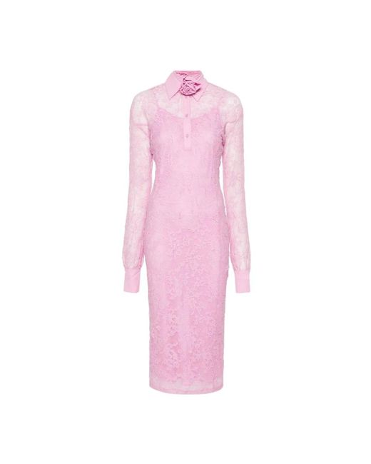 Blugirl Blumarine Pink Shirt Dresses