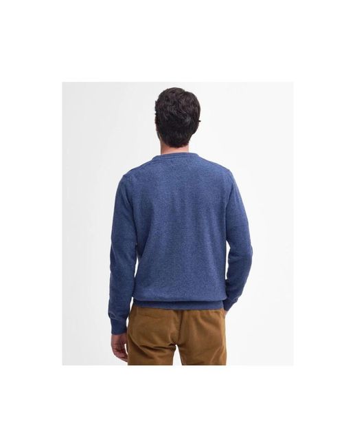 Barbour Blue Round-Neck Knitwear for men