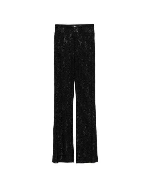 Norma Kamali Black Wide Trousers