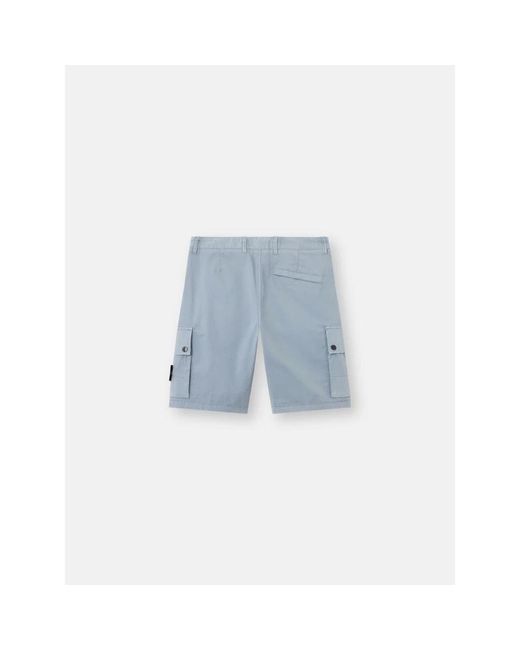 Stone Island Blue Casual Shorts for men