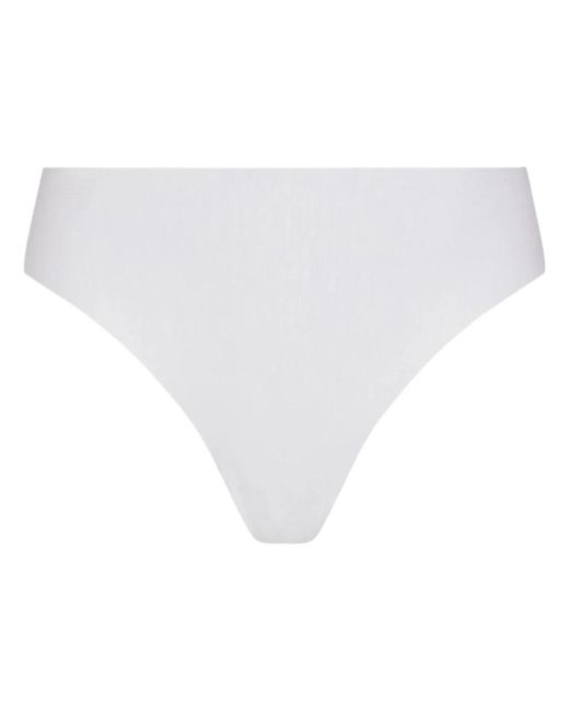 ÉTERNE Ondergoed ,Wit ,Nylon Low Rise Thong in het White