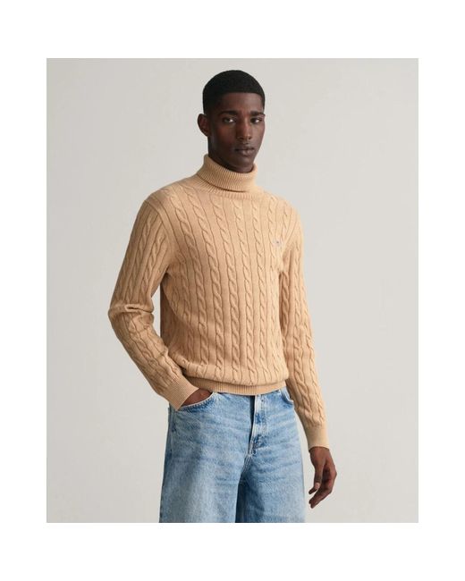 Knitwear > turtlenecks Gant pour homme en coloris Natural