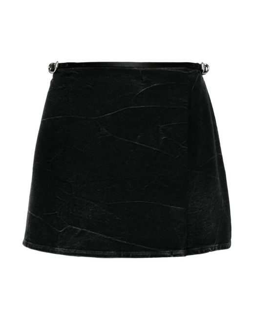 Givenchy Vo You Denim Mini Rok in het Black