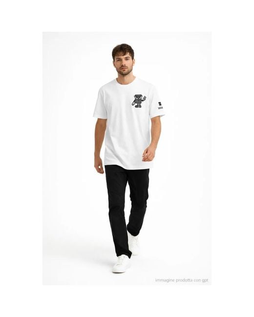 OUTHERE White T-Shirts for men