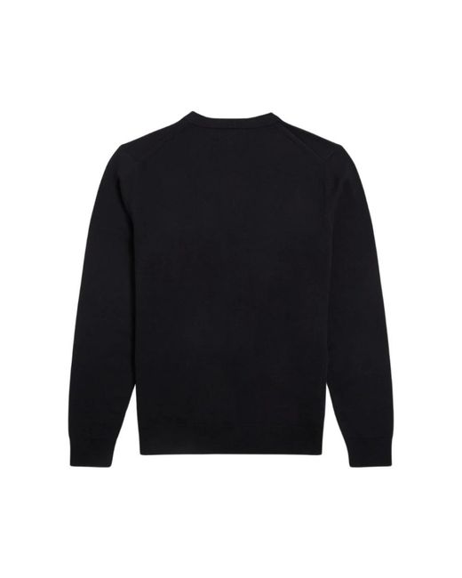 Fred Perry Truien & Vesten ,Zwart ,Basis Cardigan Sweater in het Blue voor heren