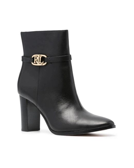 Shoes > boots > heeled boots Ralph Lauren en coloris Black