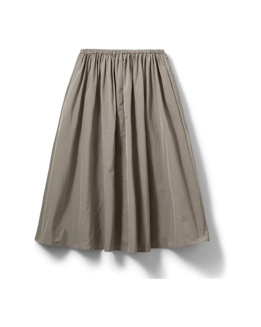 Sofie Schnoor Rokken ,Groen ,Midi Rokken in het Gray
