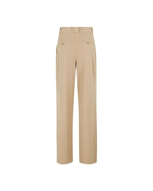 Trousers > wide trousers Staud en coloris Natural