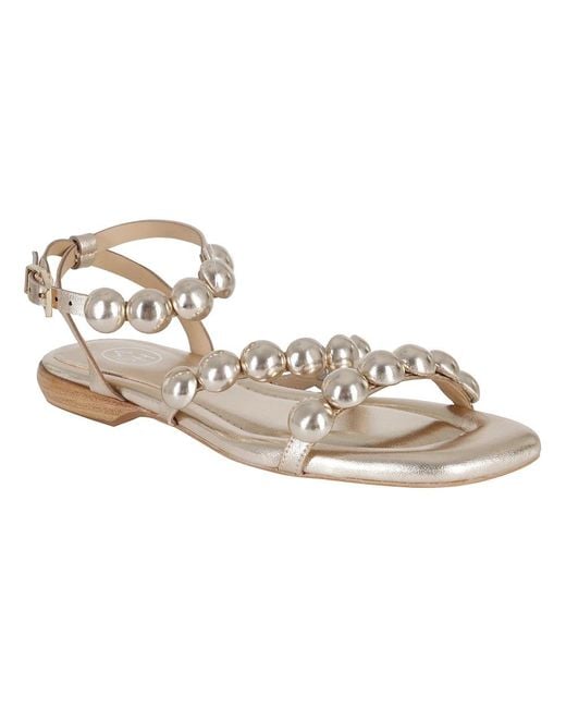 Ash Metallic Flat Sandals