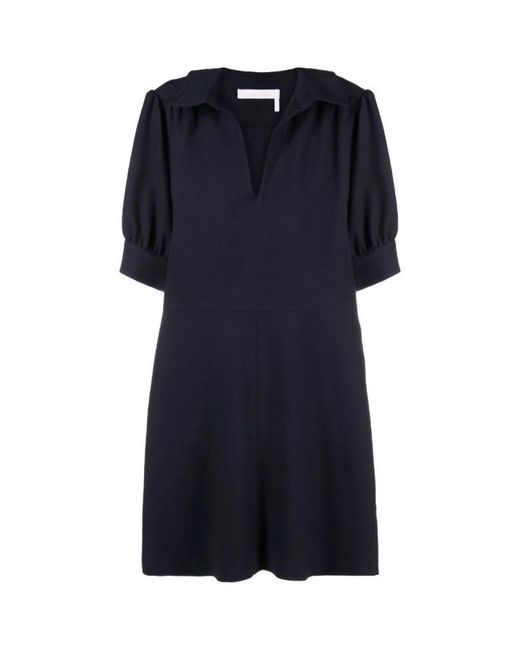 See By Chloé Blue Short Dresses