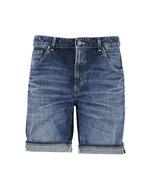 Dondup Blue Denim Shorts for men