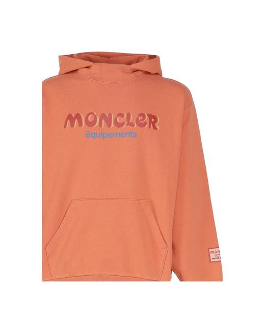 Moncler Orange Hoodies
