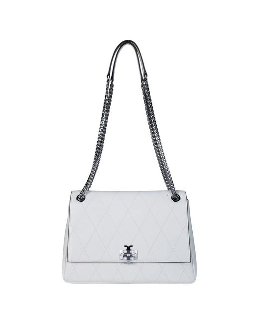 Tory Burch Gray Shoulder Bags