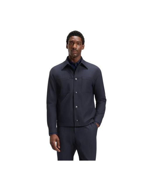 Boss Blue Light Jackets for men