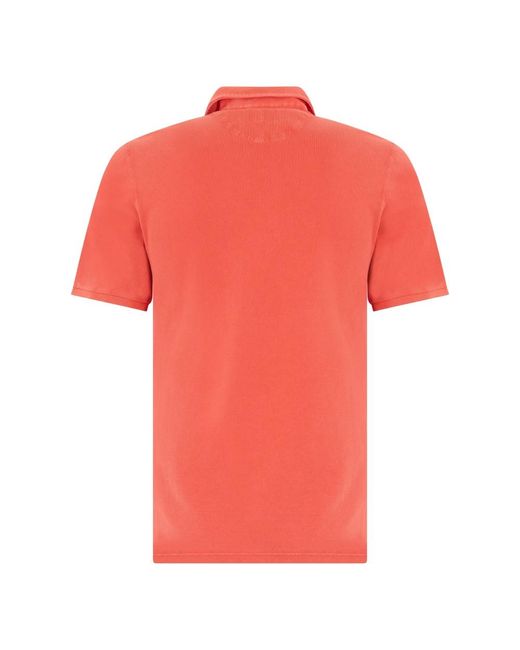 Fedeli Red Polo Shirts for men