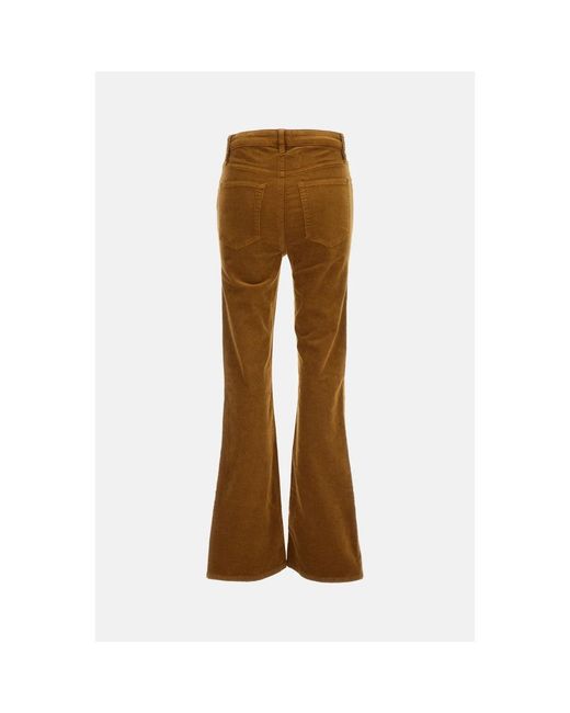 FRAME Brown Wide Trousers