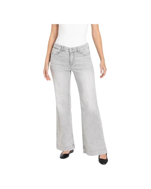 Flared Jeans M·a·c en coloris Gray