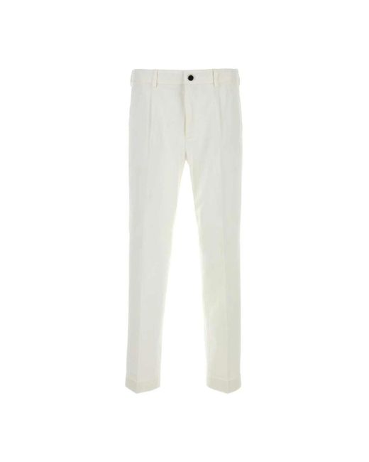 Cellar Door White Suit Trousers for men