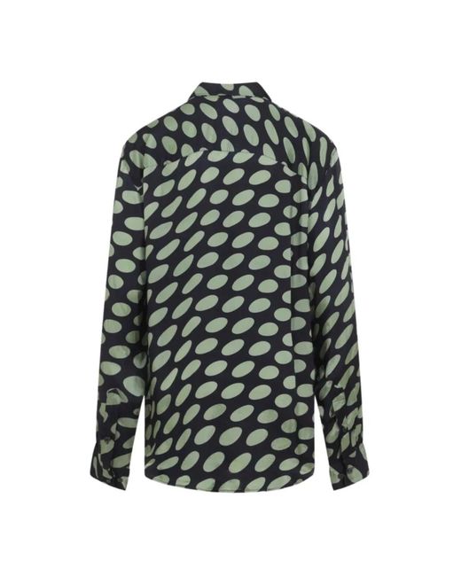 Dries Van Noten Green Casual Shirts for men