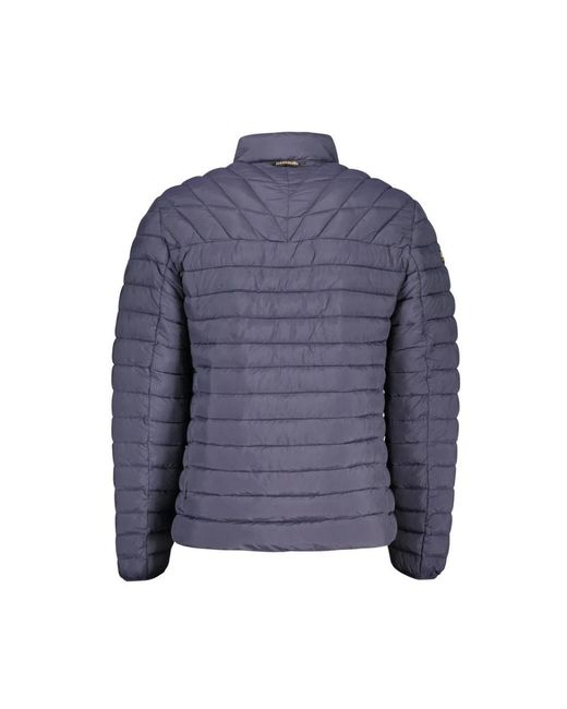 Napapijri Jassen ,Blauw ,Blauwe Polyamide Jas in het Blue voor heren