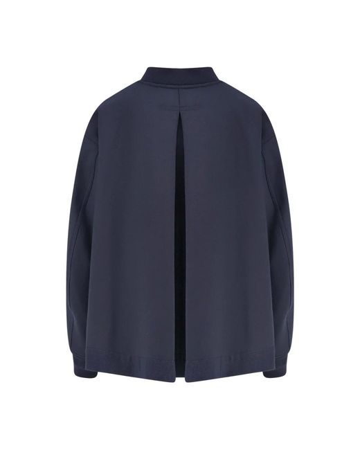 Semicouture Blue Bomber Jackets