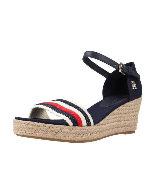 Tommy Hilfiger Blue Wedges