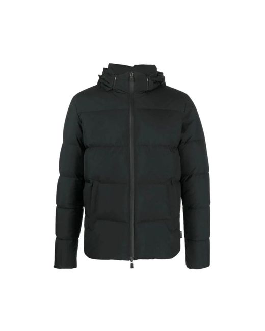 Herno Black Winter Jackets for men