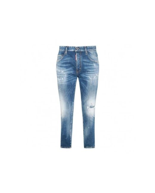 DSquared² 5-Pocket-Hose in Blue für Herren