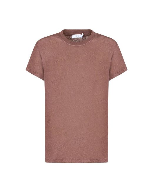 IRO Braunes third t-shirt in Pink für Herren