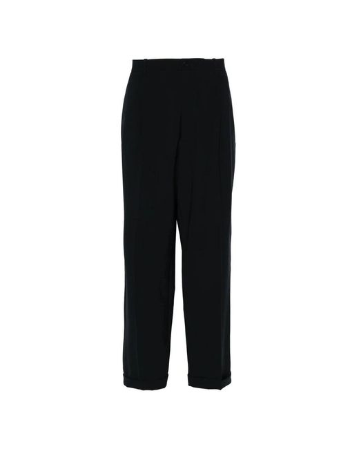 The Row Black Suit Trousers for men