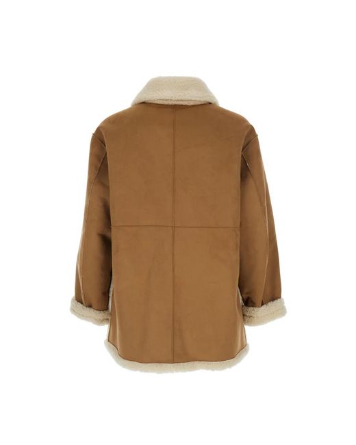 DUNST Omkeerbaar Shearling Jack in het Brown voor heren