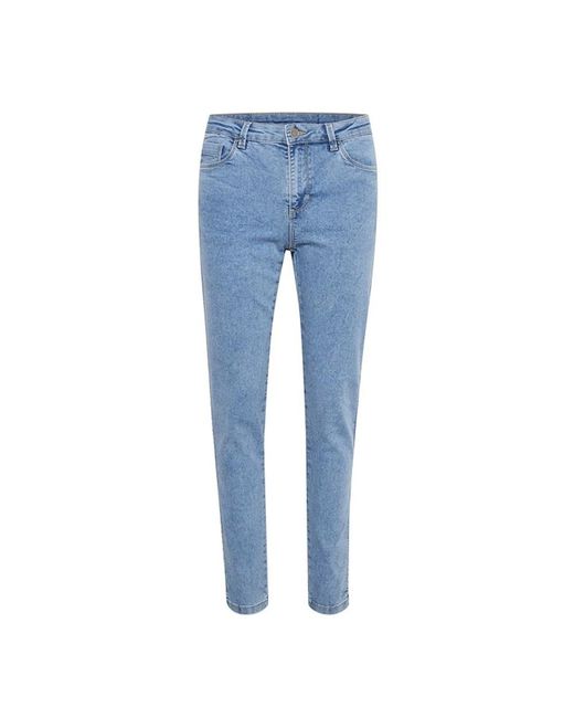 Slim-Fit Jeans Kaffe de color Blue