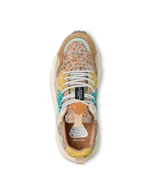 Flower Mountain Blue Sneakers
