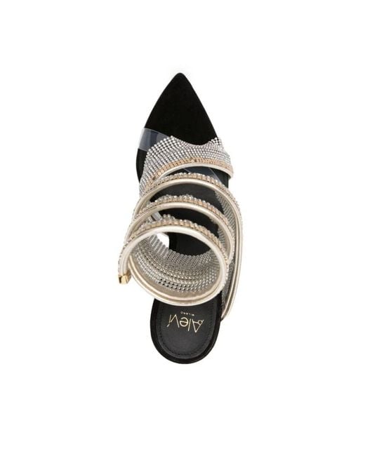 High Heel Sandals di ALEVI in Metallic