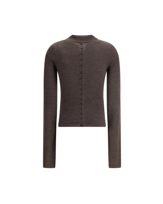 Round-Neck Knitwear Jacquemus en coloris Brown