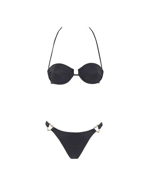 ROTATE BIRGER CHRISTENSEN Black Bikinis