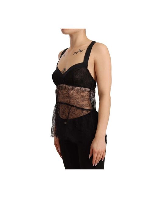 Dolce & Gabbana Tops in het Black