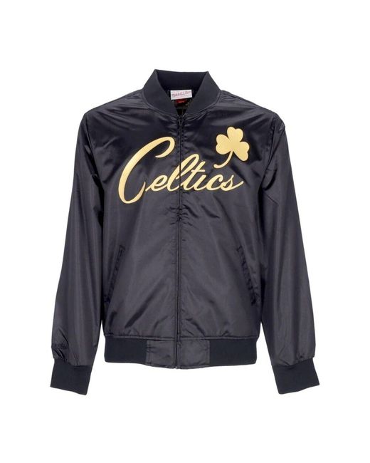 Mitchell & Ness Boston Celtics Satinjacke Nba in Blue für Herren
