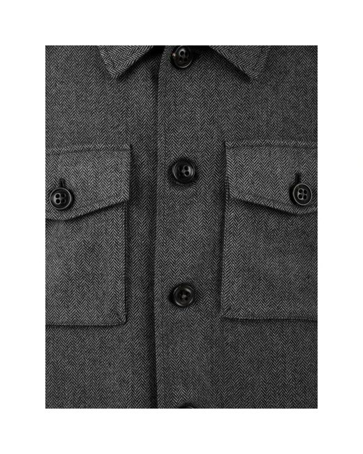 Light Jackets di Drumohr in Black da Uomo