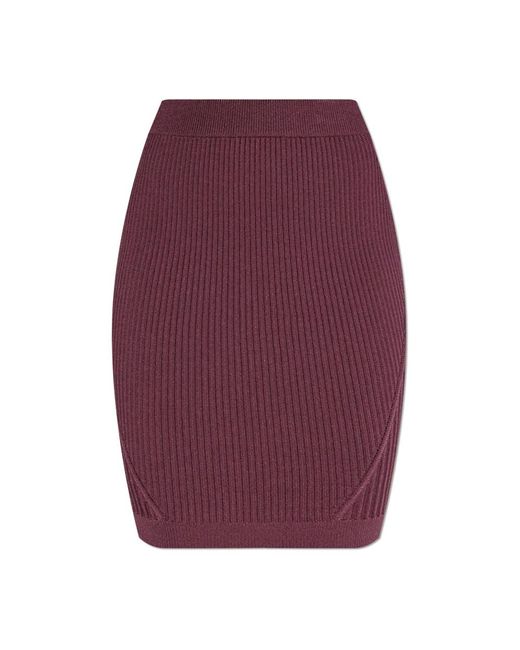 Balmain Women's Purple Short Skirts