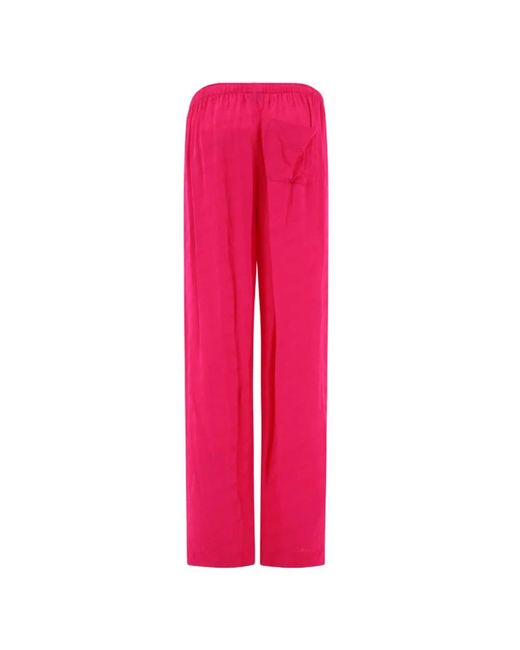 Balenciaga "bb Monogram" Broek in het Red