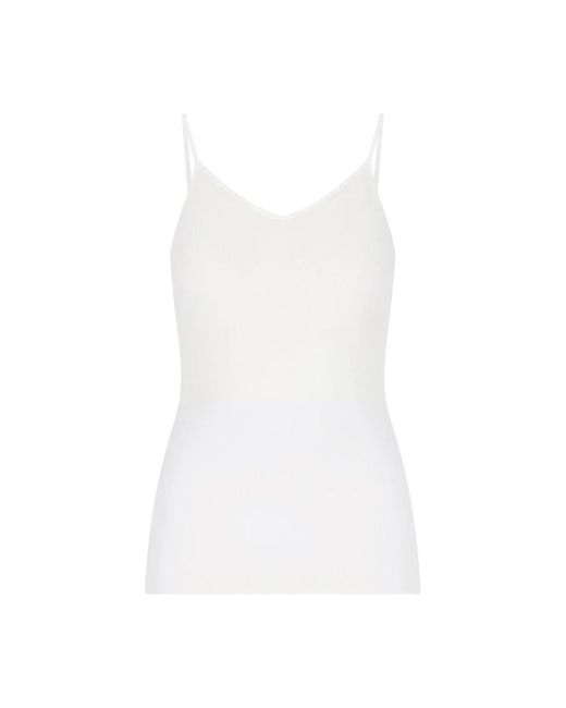 Sleeveless Tops Khaite de color White