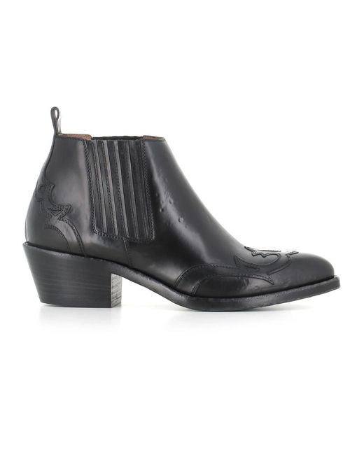 Sartore Black Cowboy Boots