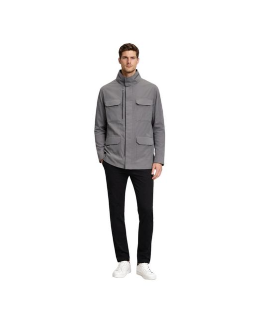 DUNO Gray Light Jackets for men