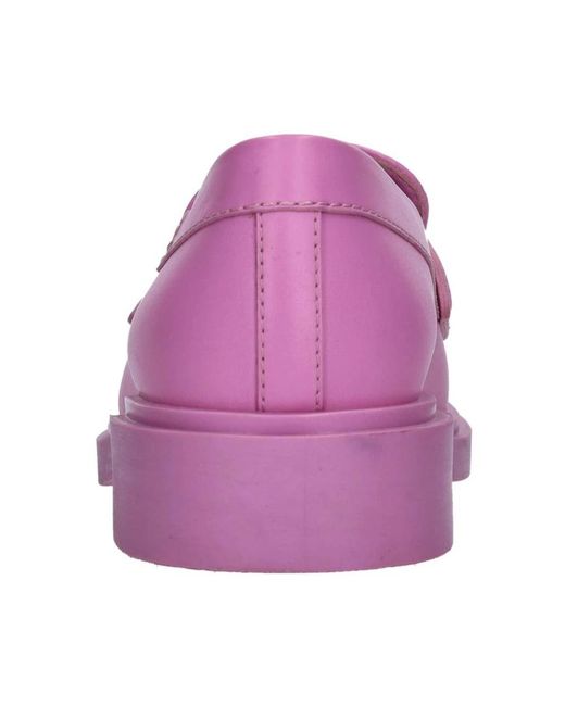 3Juin Purple Loafers